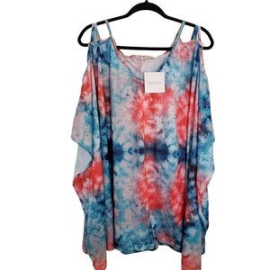 Lulla Collection by Bindya Rhinestone Trimmed Swim Cover-up
